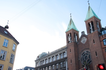 København i vintersol